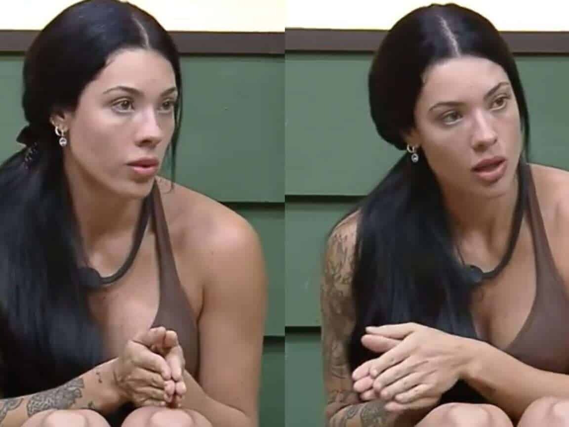 A Fazenda 17 pegou fogo! Carol Lekker cuspiu em Rayane Figliuzzi, que mudou seu voto e a colocará na roça esta noite.