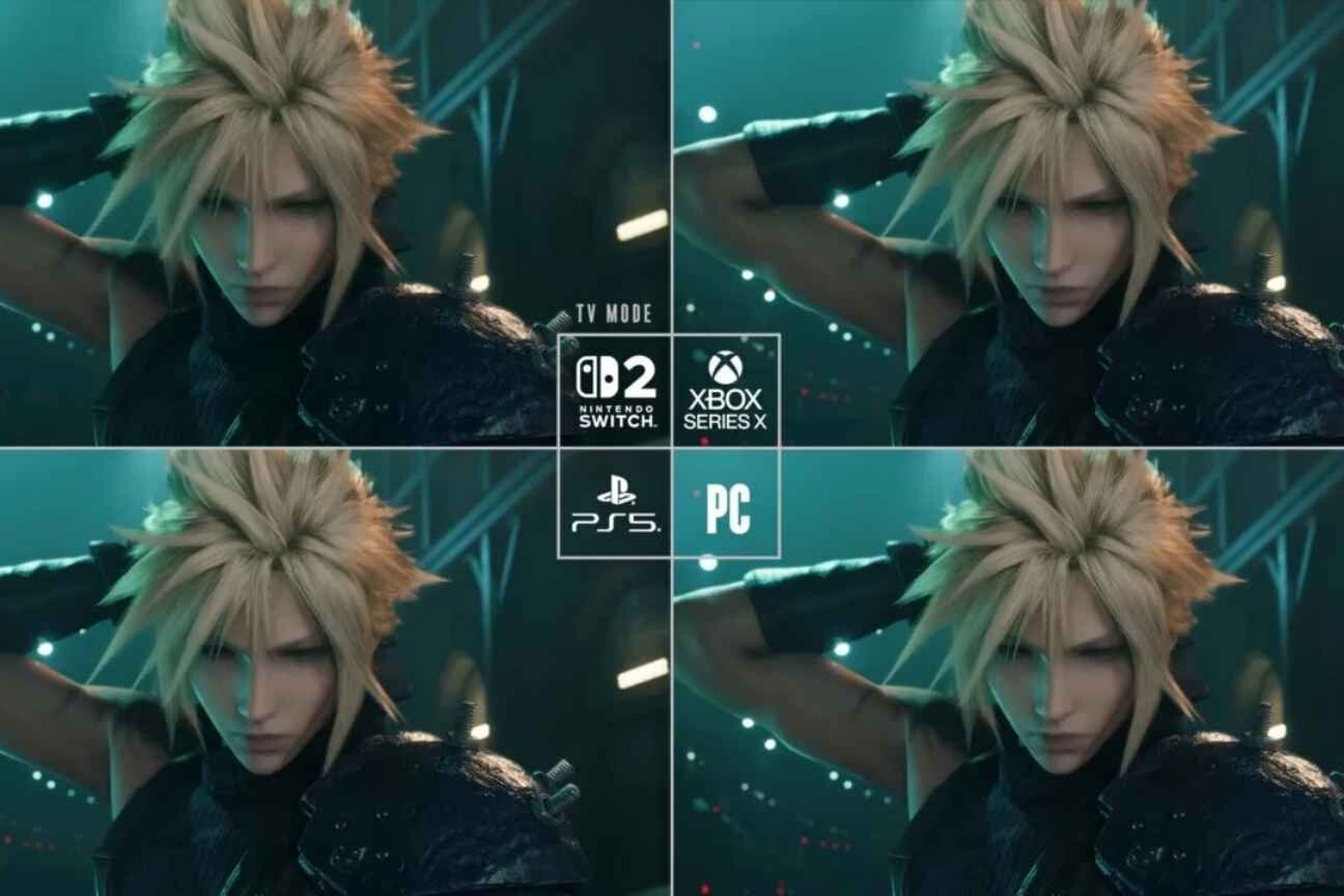 'Final Fantasy 7 Remake': Square Enix compara versão de Switch 2 com PS5 e Xbox em vídeo oficial