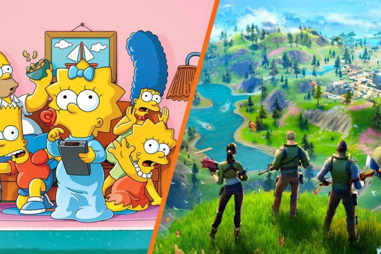 Vazamento massivo indica que 'Os Simpsons' terão mapa e mini-temporada em 'Fortnite'