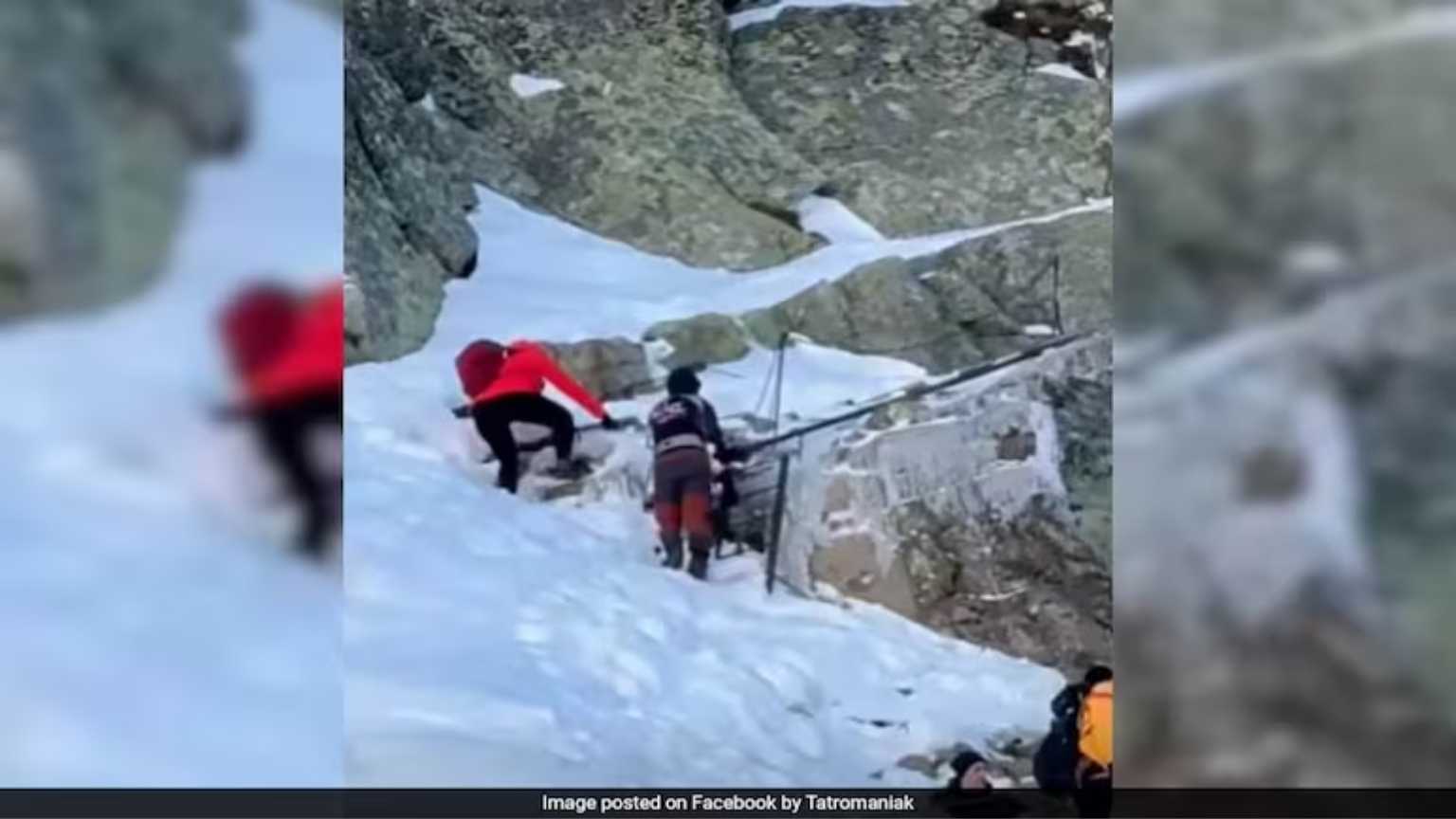 Casal escala montanha gelada com bebê de 9 meses e causa revolta; guia resgata criança