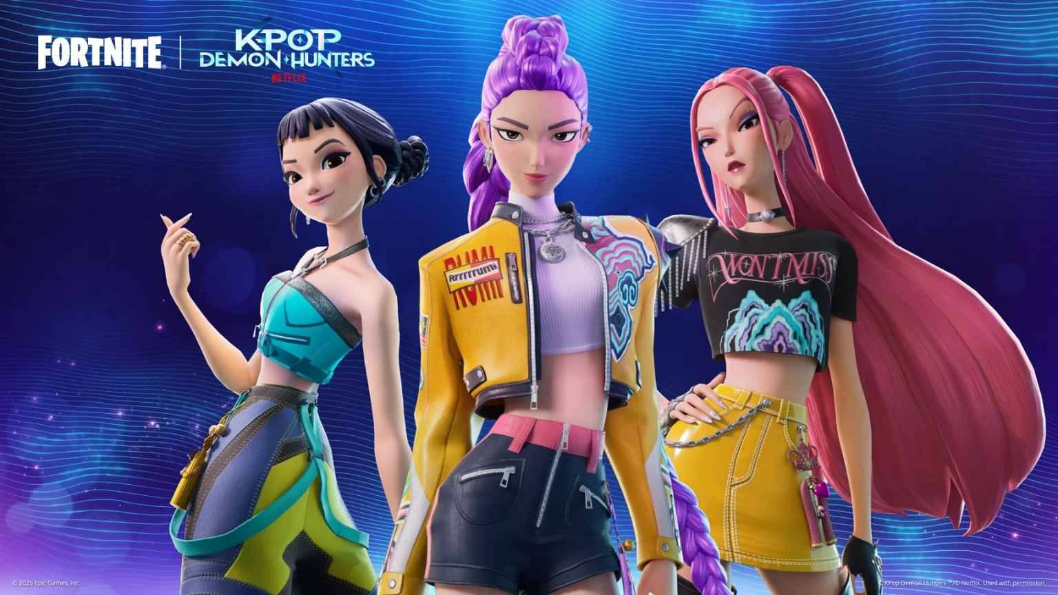 'Fortnite' recebe as estrelas de 'K-Pop Demon Hunters' em nova colaboração