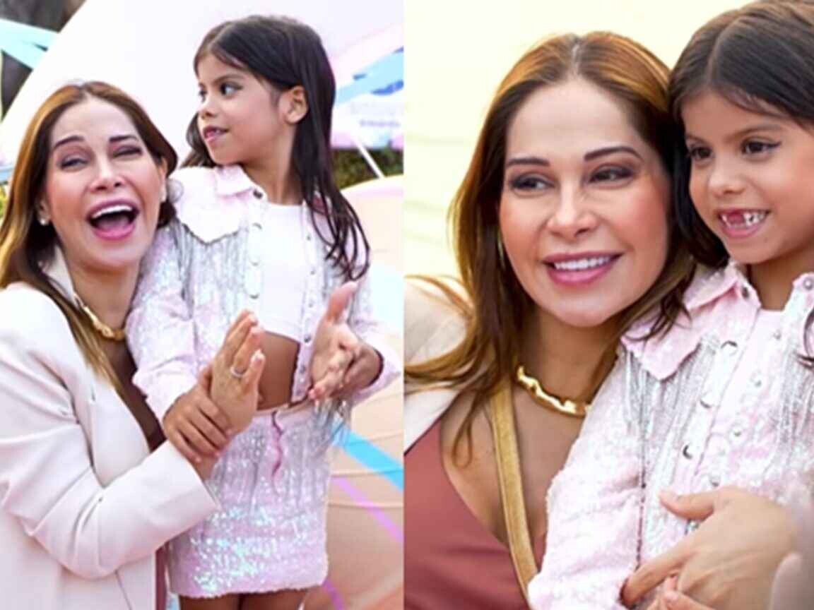 Maíra Cardi fecha parque e 'leva Jesus' para festa de 7 anos da filha Sophia