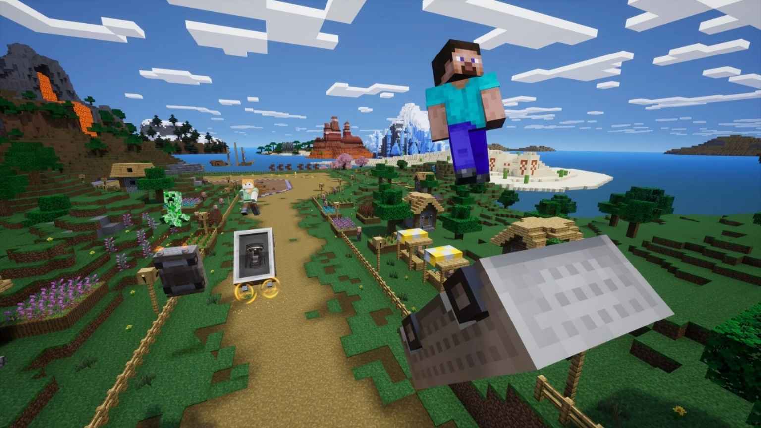 'Sonic Racing: CrossWorlds' recebe seu primeiro DLC, com personagens de 'Minecraft'