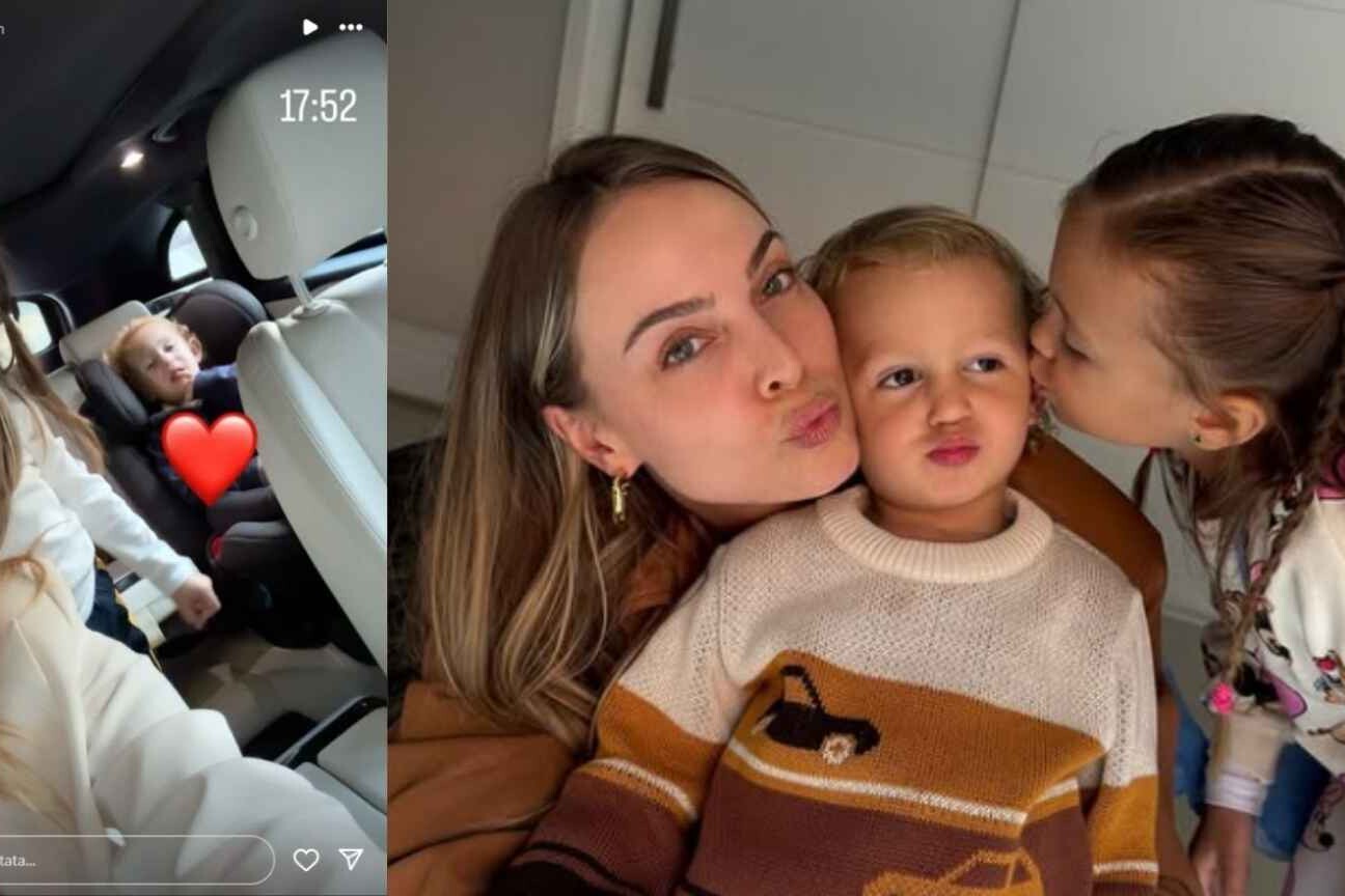Tata Estaniecki posta primeira foto com os filhos após separação de Cocielo