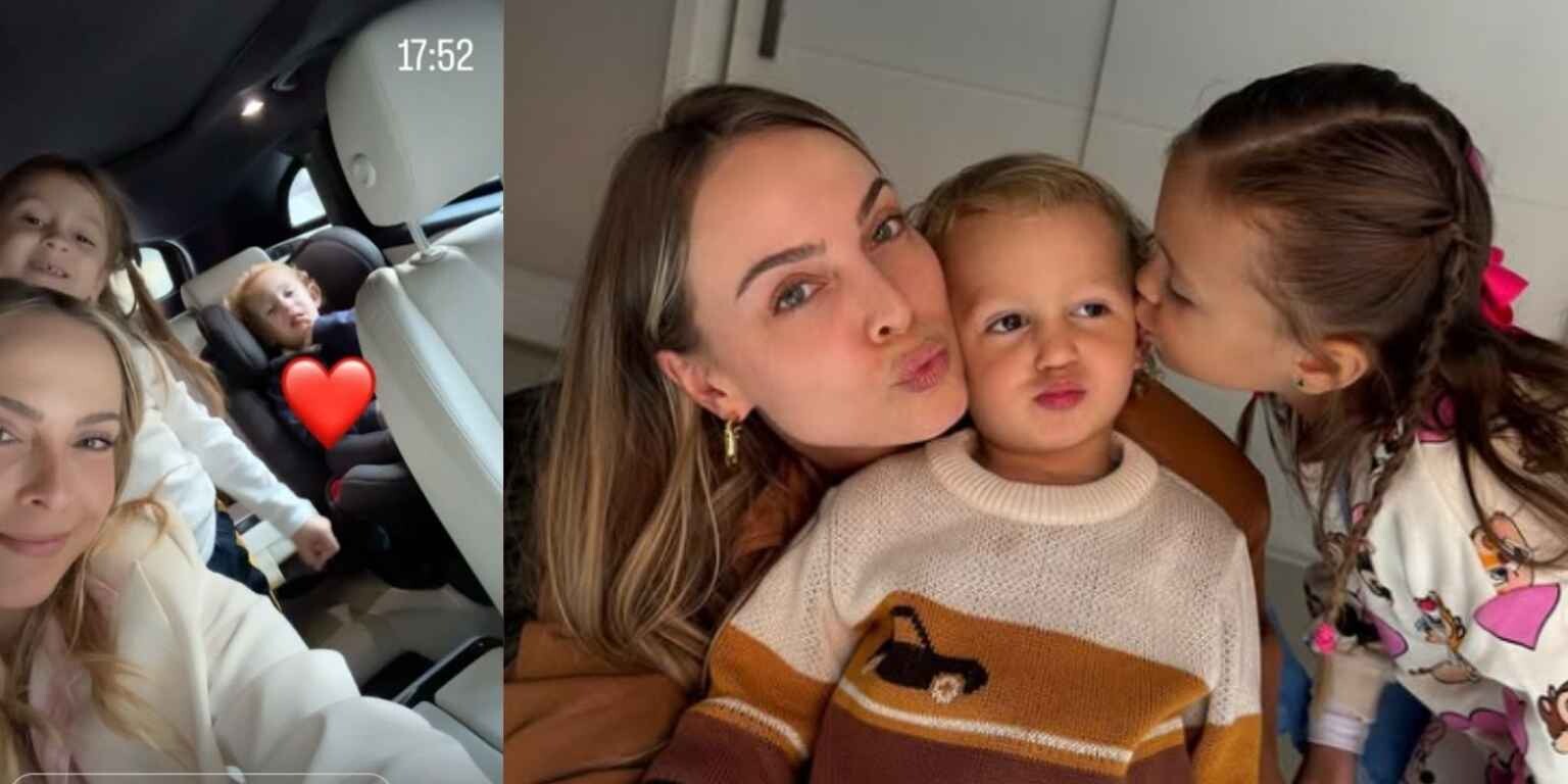 Tata Estaniecki posta primeira foto com os filhos após separação de Cocielo