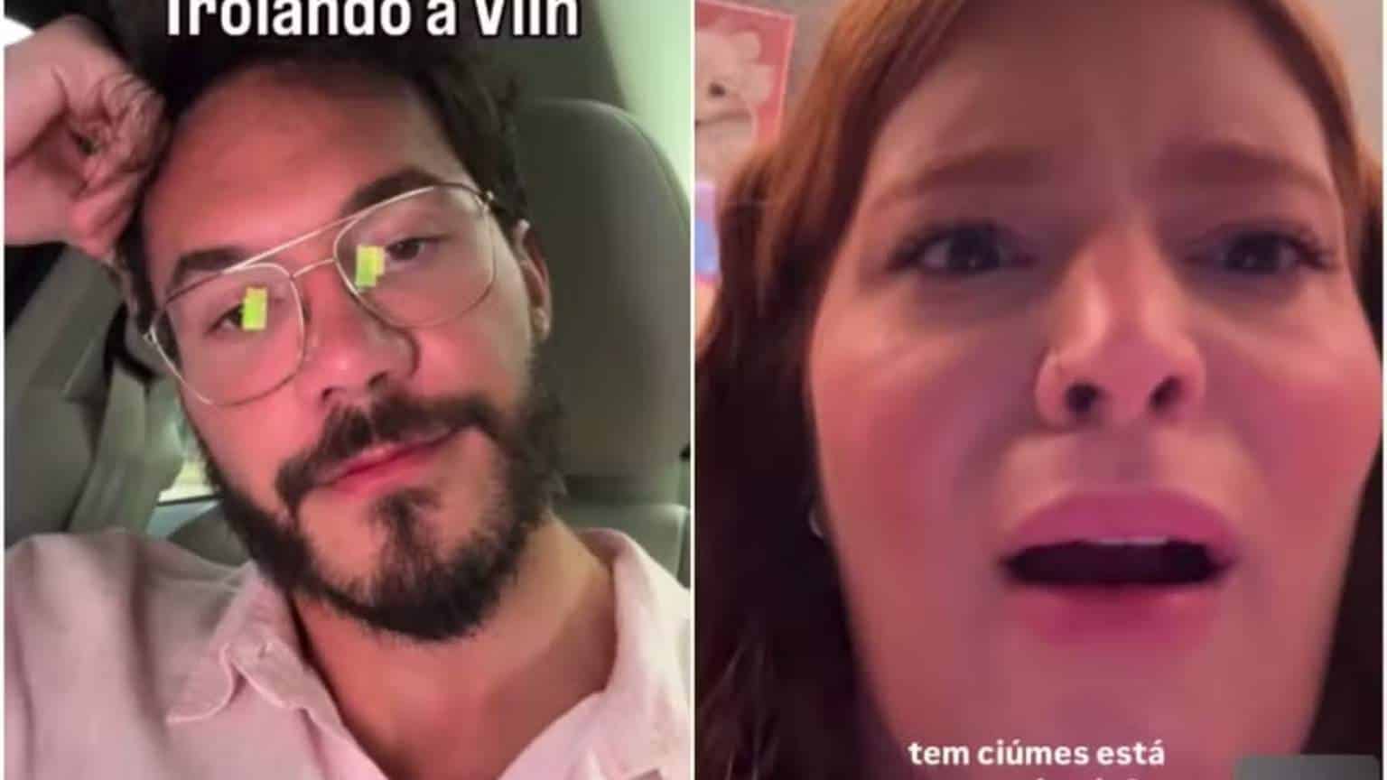 Eliezer brinca com Viih Tube com crise de ciúmes e leva bronca