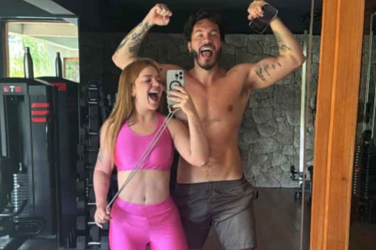 Viih Tube e Eliezer exibem corpos 'sarados' e celebram rotina de treinos