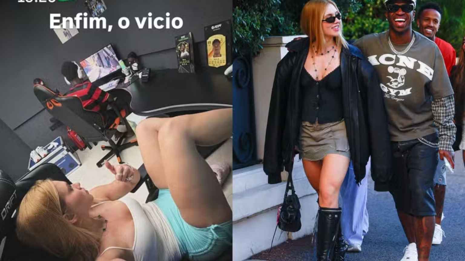 Virginia Fonseca brinca com 'vício' de Vini Jr. em videogame