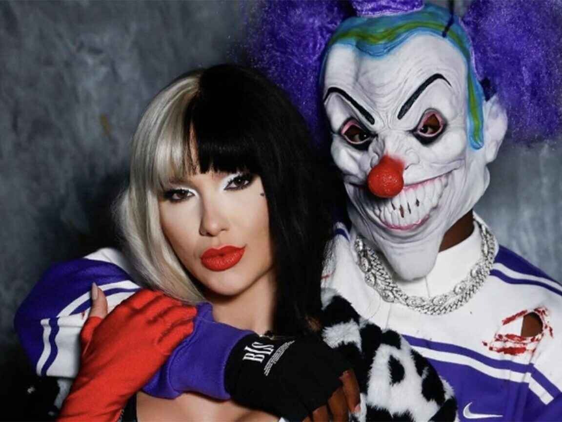 Vini Jr. é criticado por 'se esconder' em foto de Halloween com Virginia