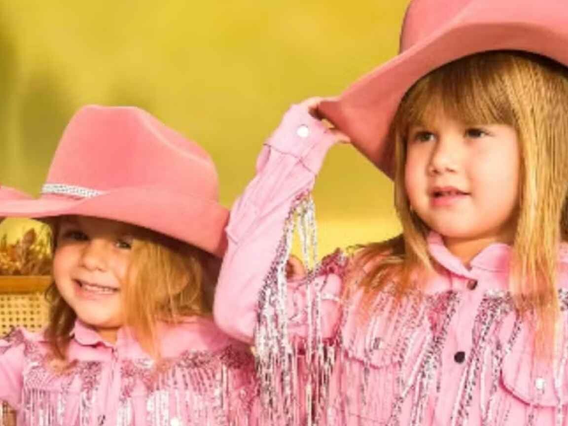 Zé Felipe veste filhas com look 'Boiadeira' em homenagem a Ana Castela