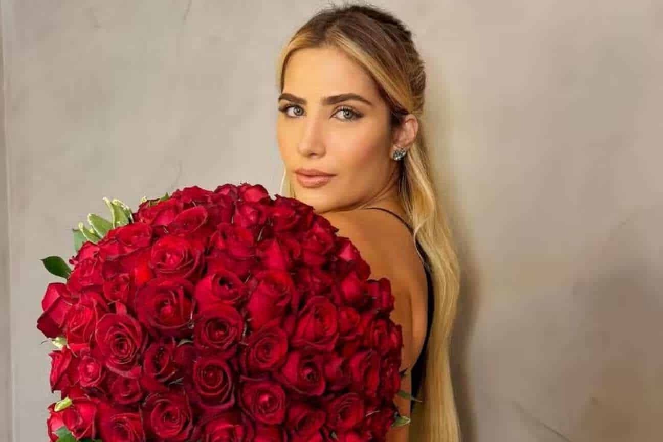 Filha de Leonardo recebe 80 rosas e revela o nome de seu affair misterioso: 'Michel'