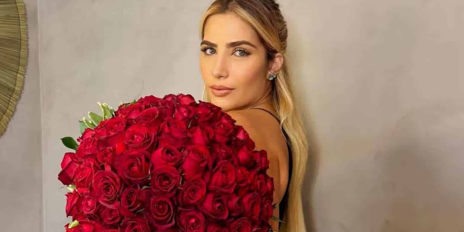 Filha de Leonardo recebe 80 rosas e revela o nome de seu affair misterioso: 'Michel'