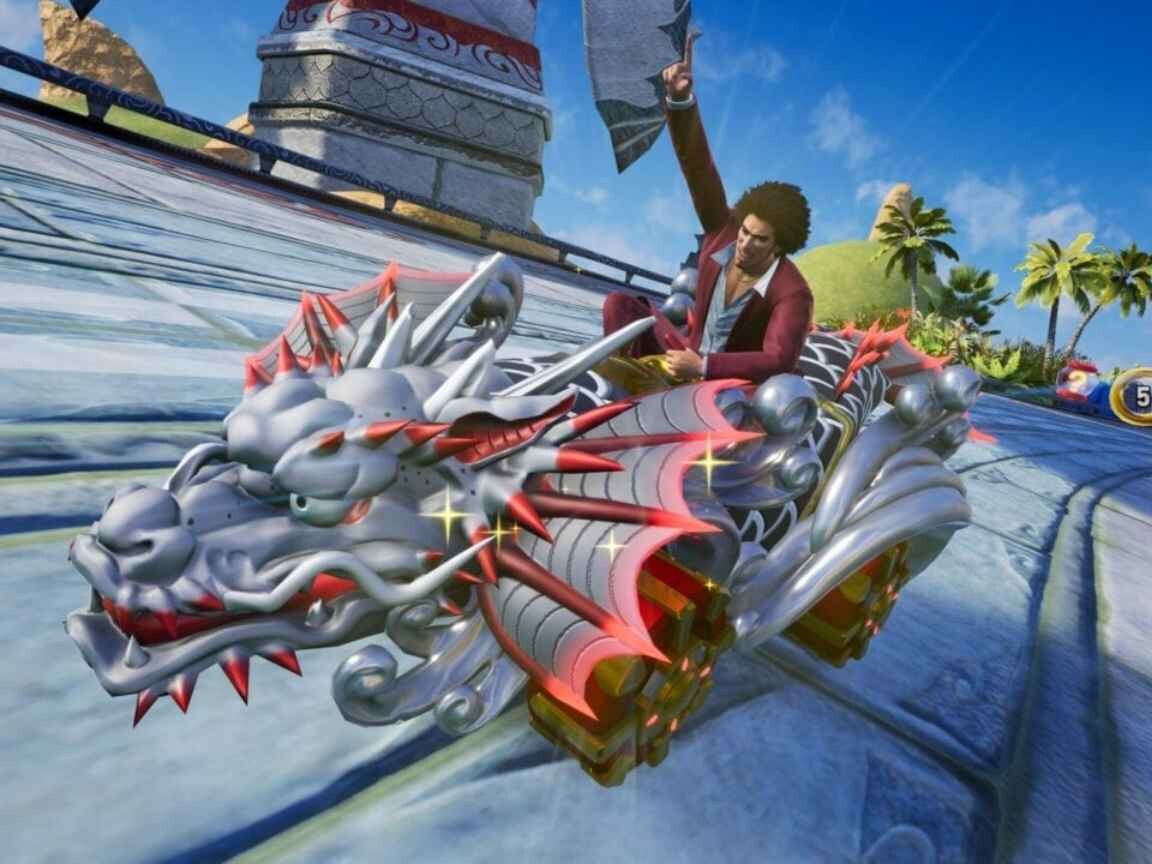 'Sonic Racing: CrossWorlds' recebe Ichiban Kasuga (Yakuza) como DLC grátis
